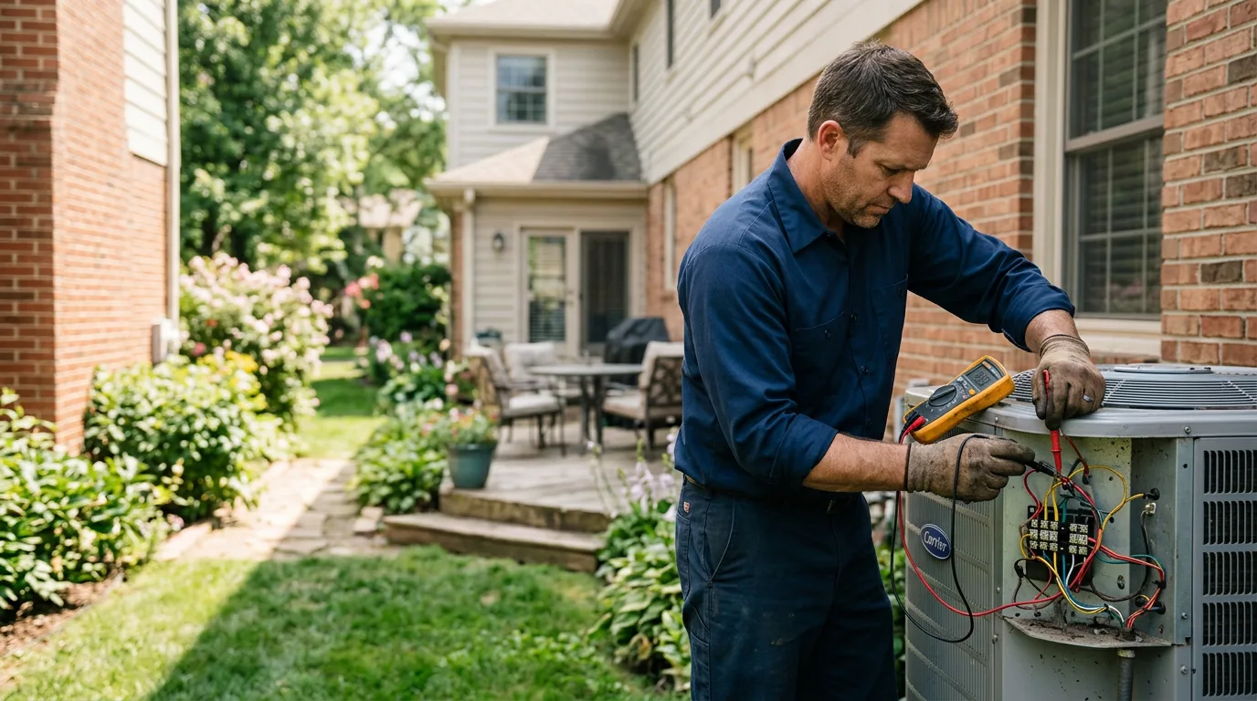 HVAC technician working near Burwell, NE